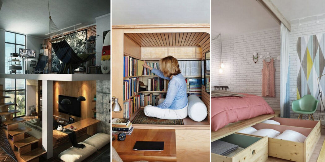 35+ Idées Fantastiques Pour Optimiser Un Petit Appartement