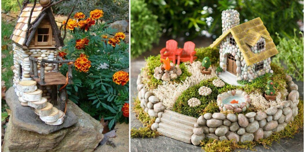 15+ Idées Maisons Miniatures En Pierre Pour Décorer Le Jardin