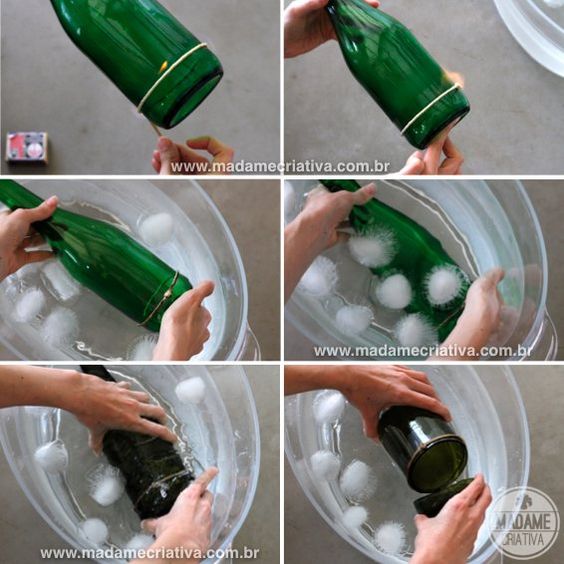comment couper une bouteille en verre