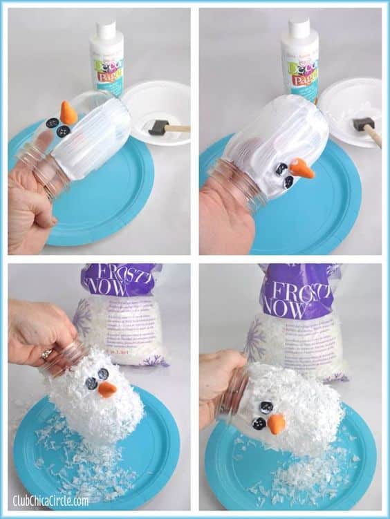 idees creatives pour creer des bonhommes de neige 10