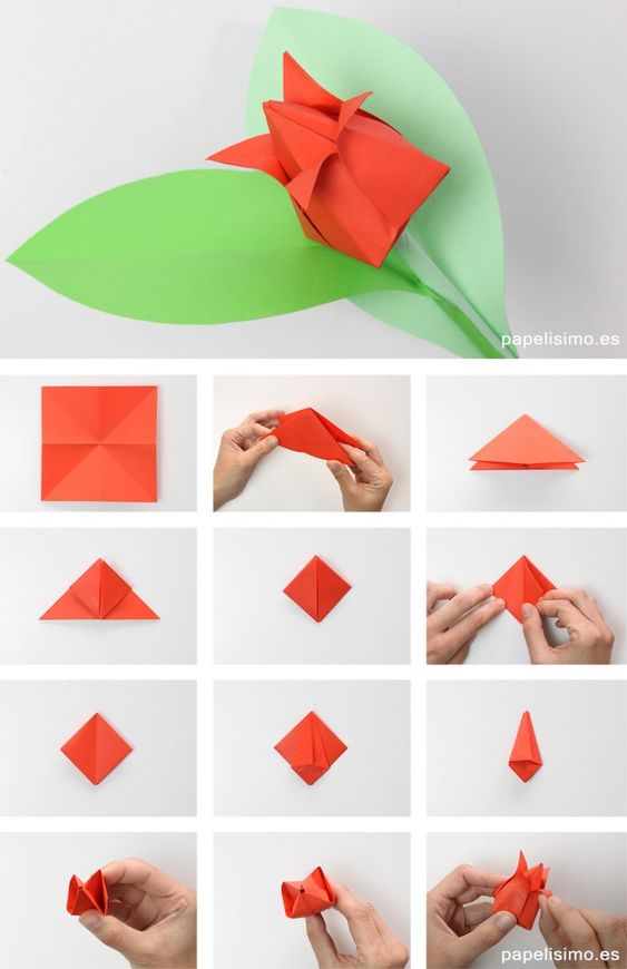 comment faire des fleurs en origami etape par etape 10