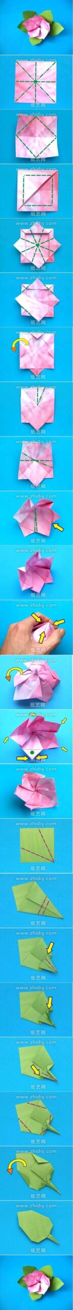 comment faire des fleurs en origami etape par etape 2 scaled