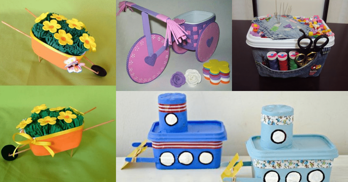 Artisanat avec emballage de beurre Artisanat avec emballage de beurre artisanat avec emballage de beurre