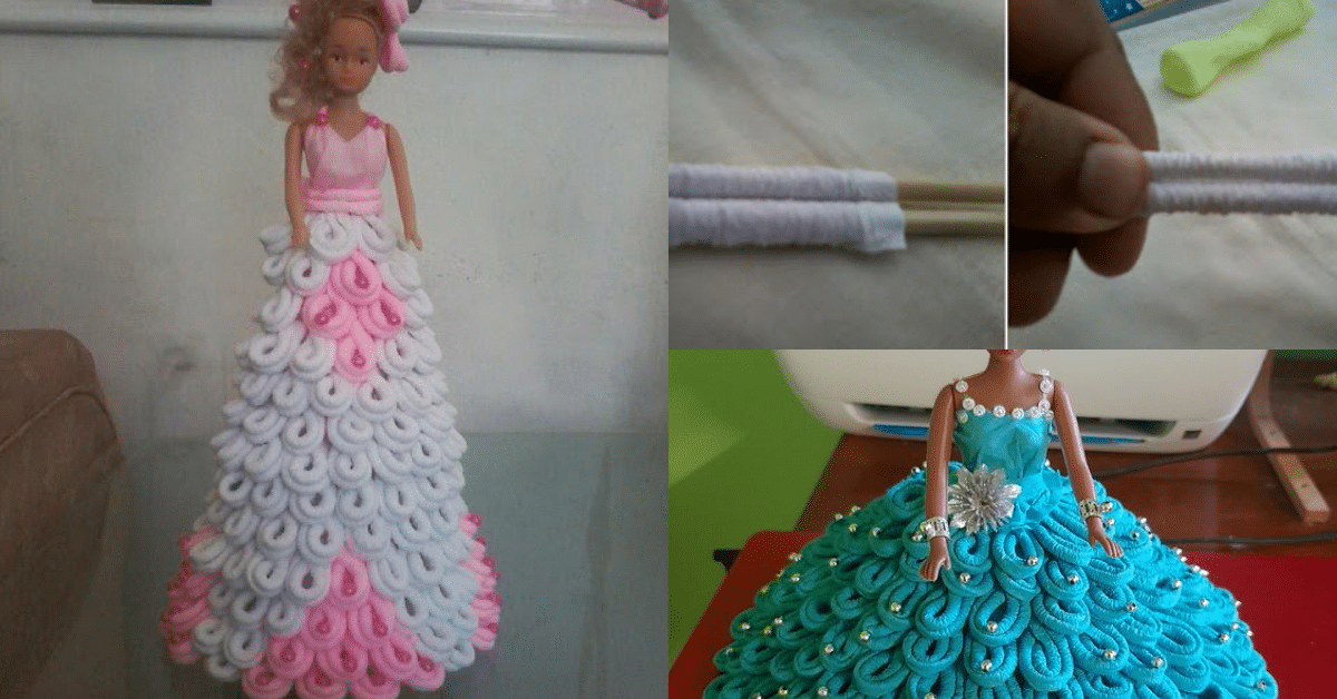 comment faire des robes de poupee avec du papier toilette