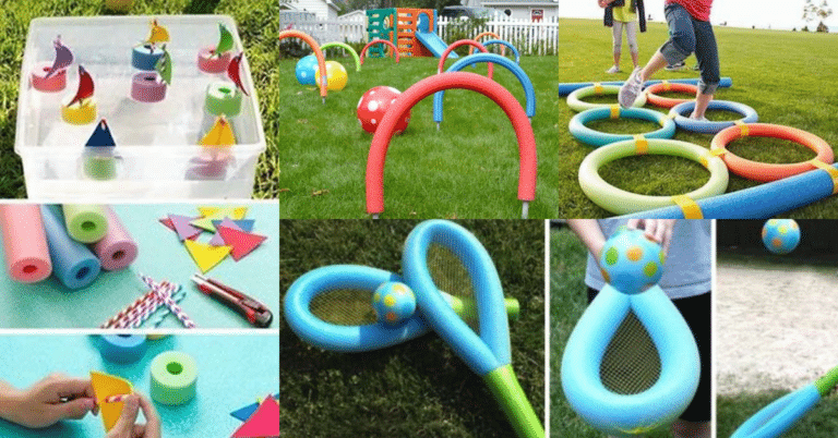 Lot De 6 Nouilles De Piscine En Mousse – 122 Cm, Diamètre 6,9 Cm – 6 Couleurs Vives – Flottation, Aquagym, Bricolage – Enfants Et Adultes