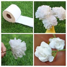 fleurs faites avec du papier toilette 5
