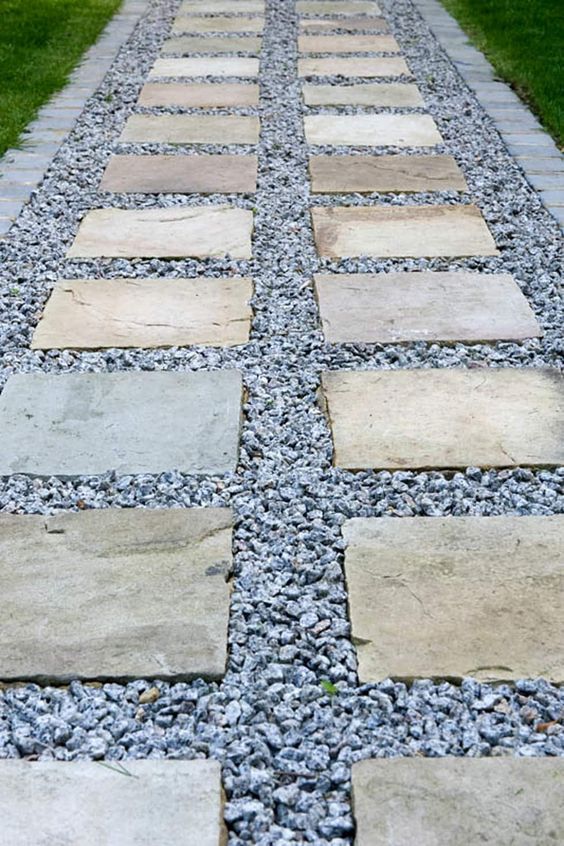 chemins en beton modernes pour votre jardin 13