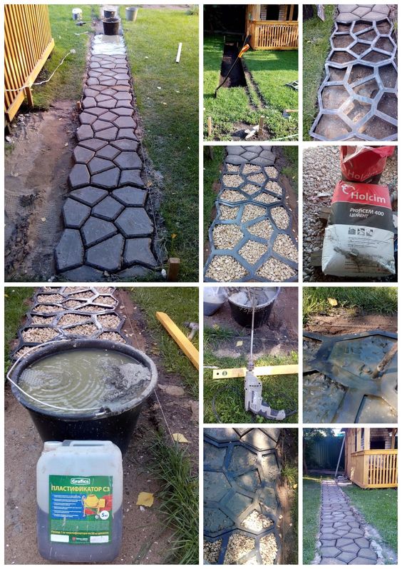 chemins en beton modernes pour votre jardin 5