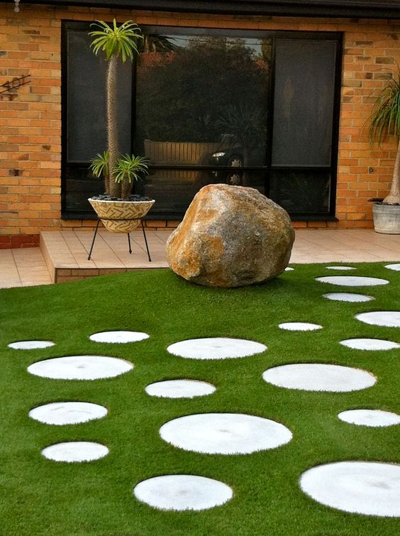 chemins en beton modernes pour votre jardin