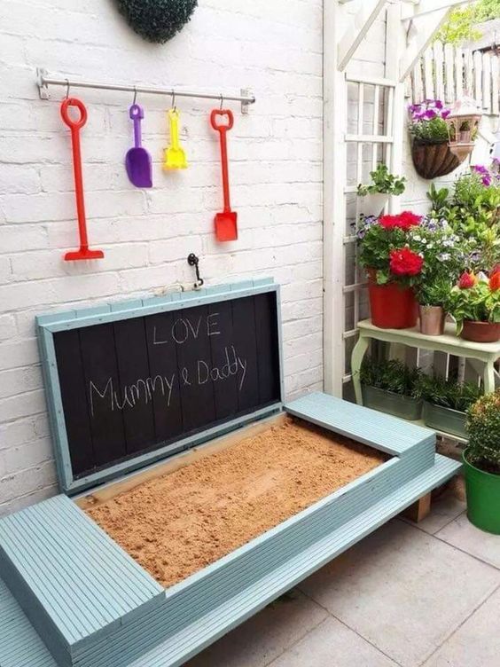 fabriquer un bac a sable pour vos enfants 3