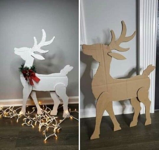 idees de decoration de rennes pour noel