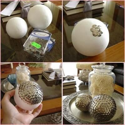 decorer des boules de polystyrene 2