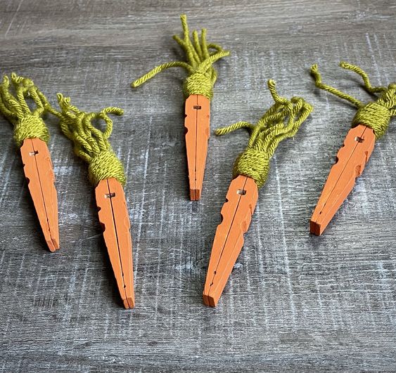 decoration de paques avec des carottes 10