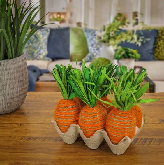 decoration de paques avec des carottes 3