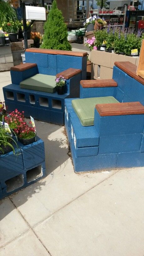 blocs de beton pour la decoration de jardin 8