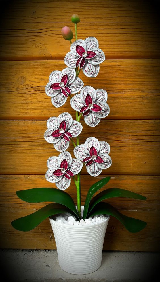 fleurs faites avec des capsules de cafe 9
