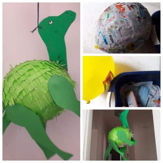 animaux avec des globes papier 7