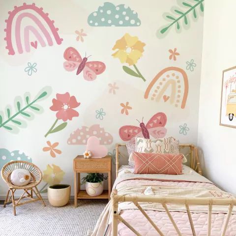 chambre bebe jardin enchante