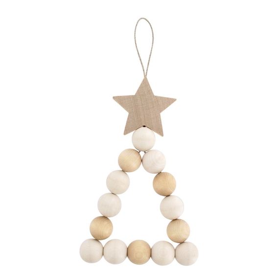 idees de noel avec des perles en bois 7