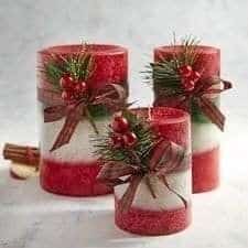 idees pour decorer des bougies pour noel 5