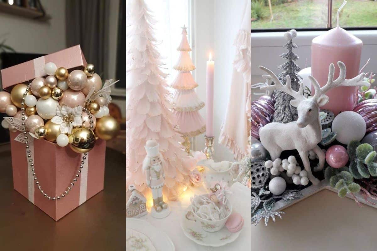 inspirations pour un noel rose 10