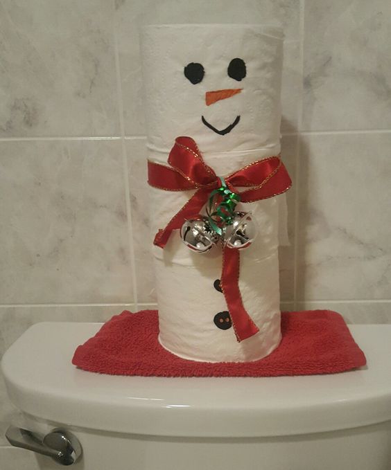 deco de noel porte papier toilette original 10