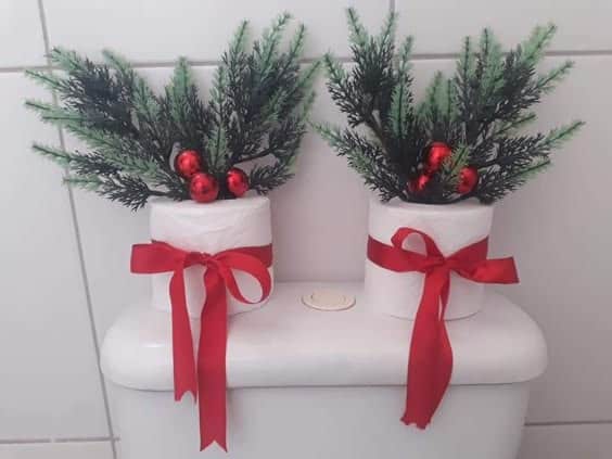 deco de noel porte papier toilette original 9