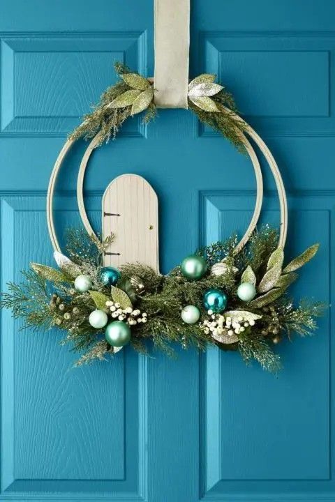 Mocrop Déco Sapin De Noël – 24 Pièces Dorées : Boules, Pommes De Pin, Cloches, Tambours Et Boîtes Cadeaux Avec Nœuds