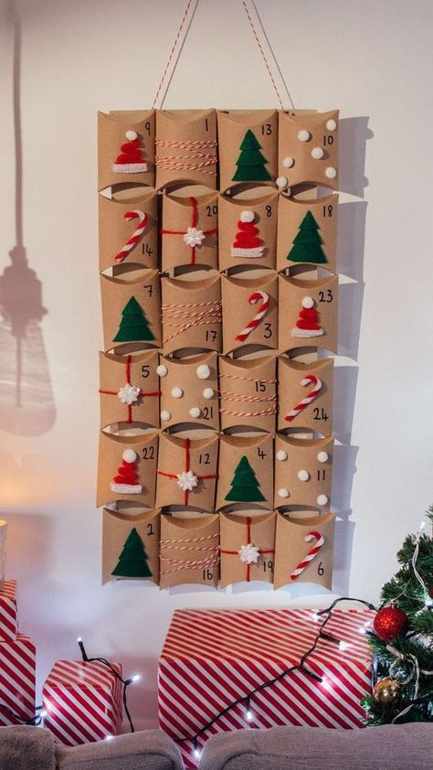 idees faciles de decorations de noel a fabriquer en papier 5