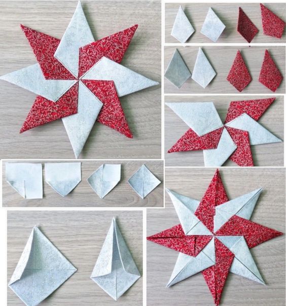 idees faciles de decorations de noel a fabriquer en papier 7