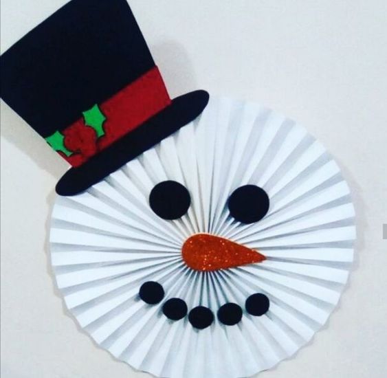 idees faciles de decorations de noel a fabriquer en papier 8