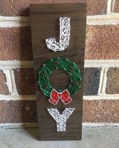 projets faciles noel de string art pour decorer 5