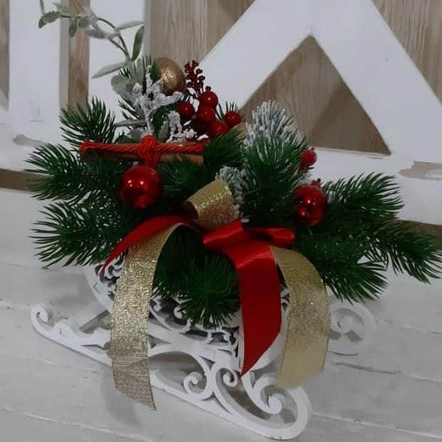 arrangements de traineau de noel 6