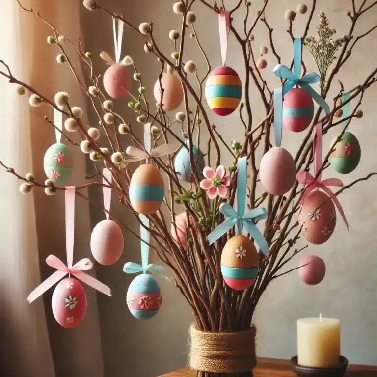 paques avec des branches seche 4