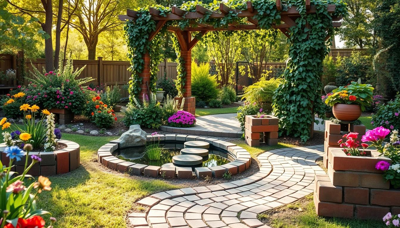 Idées DIY pour des projets de jardin sympas avec des briques