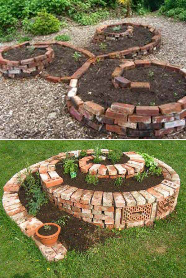 projets de jardin avec des briques 1