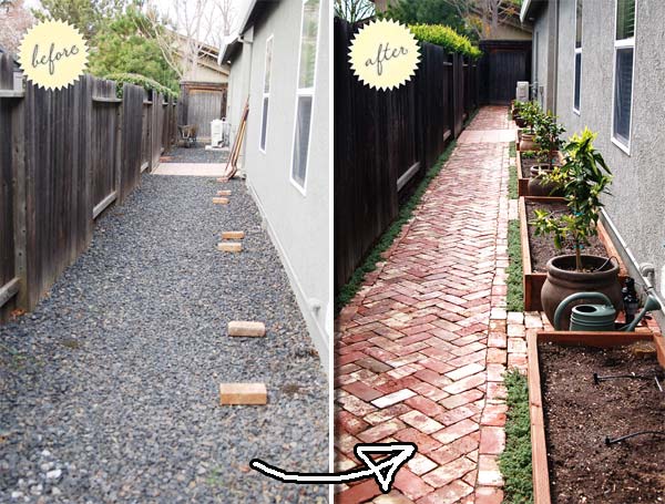 projets de jardin avec des briques 7