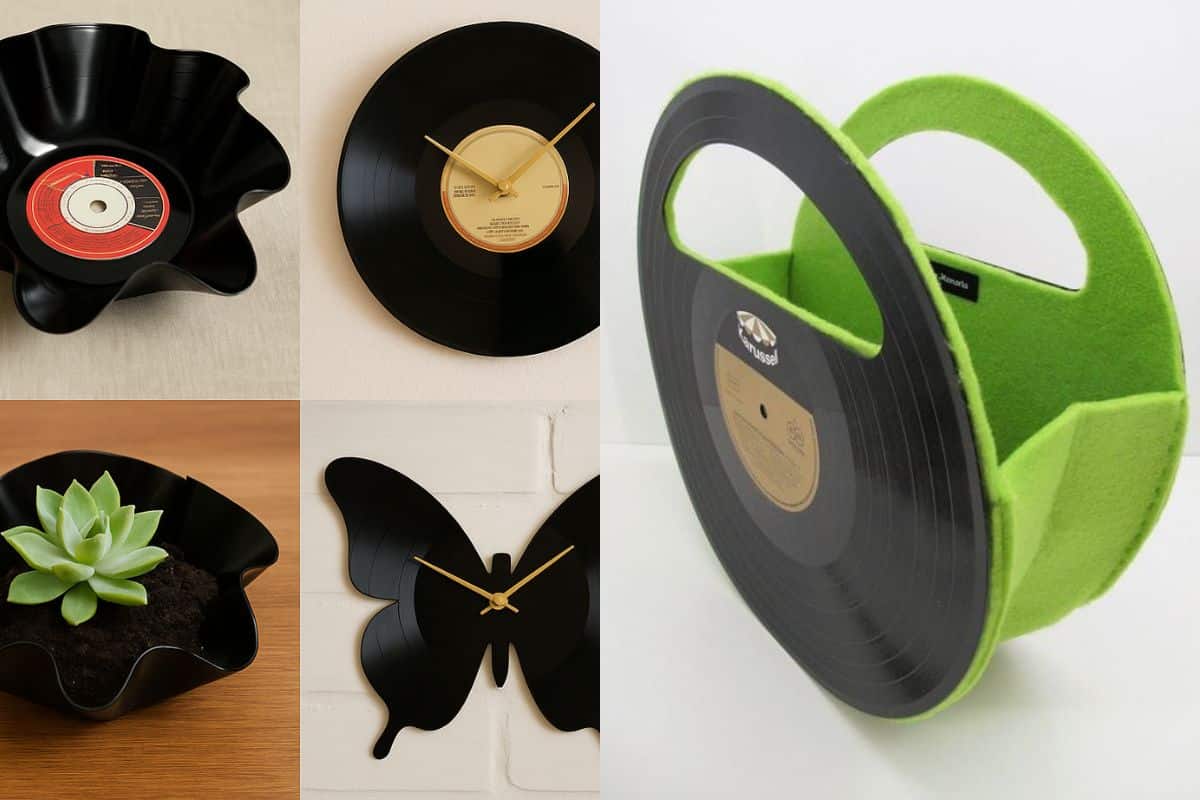 artisanat de disques vinyles
