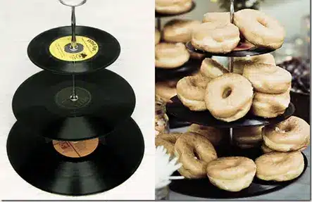 artisanat de disques vinyles