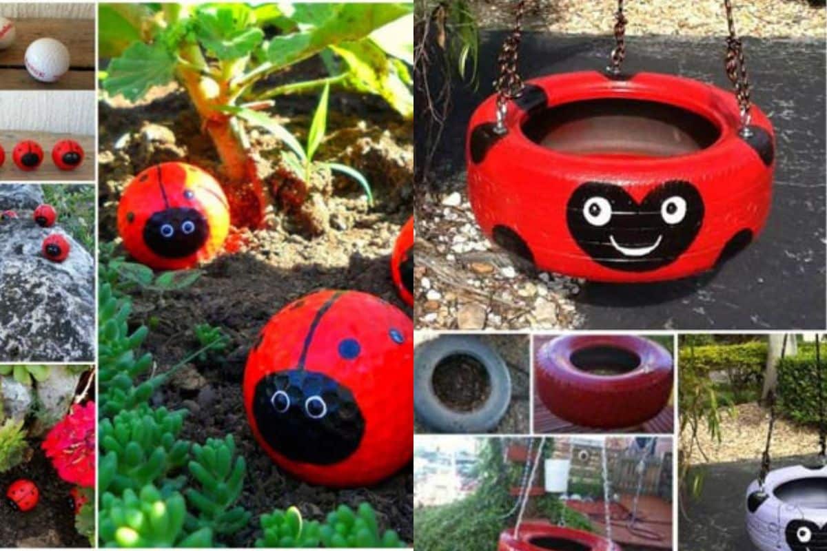coccinelles mignonnes et faciles a realiser pour embellir votre jardin 3