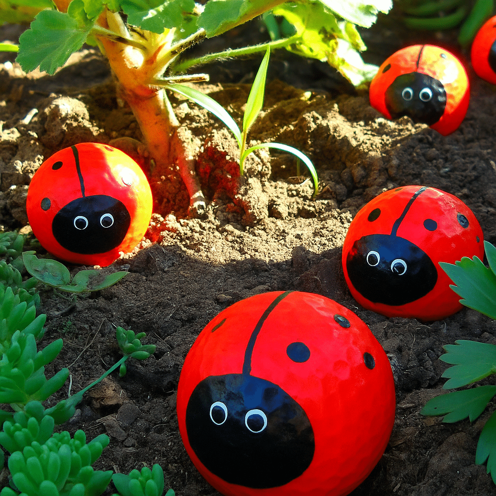 coccinelles mignonnes et faciles a realiser pour embellir votre jardin