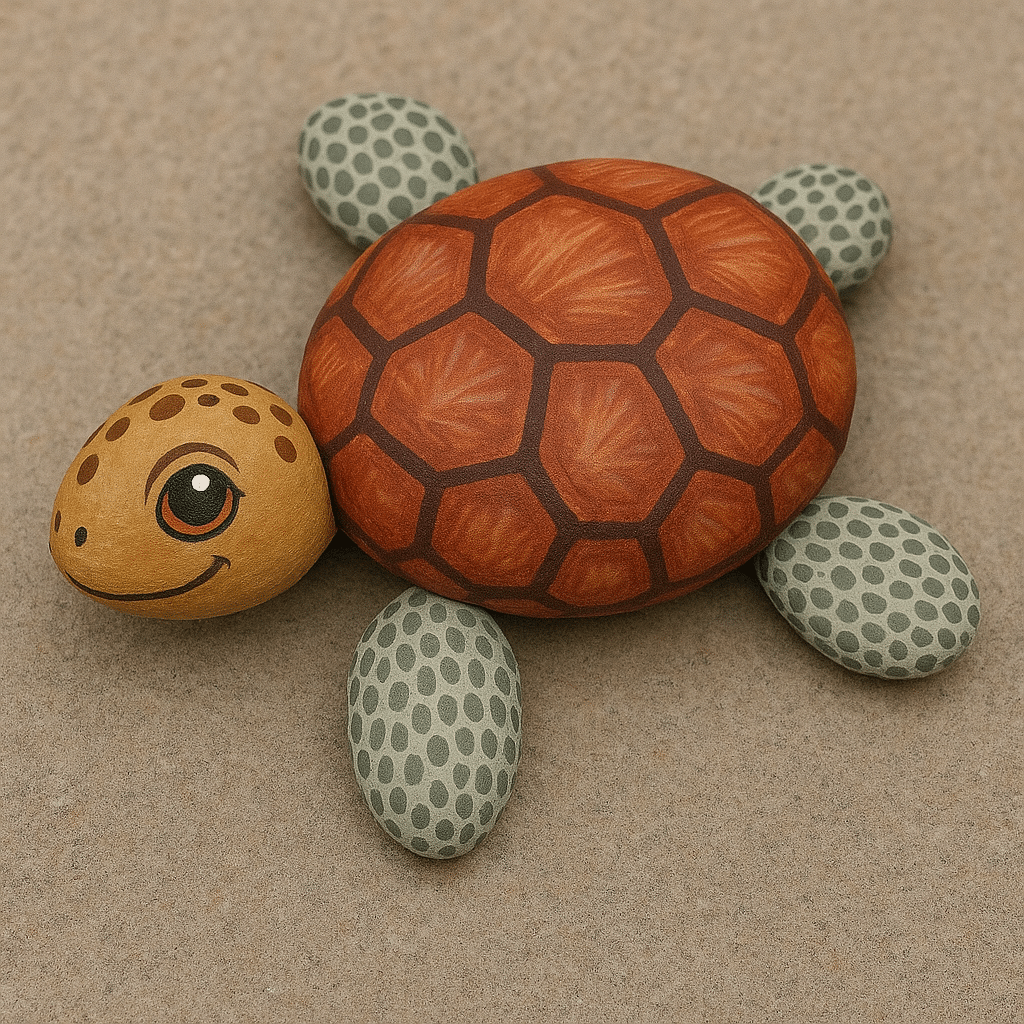 decoration de jardin diy en forme de tortue de mer 1