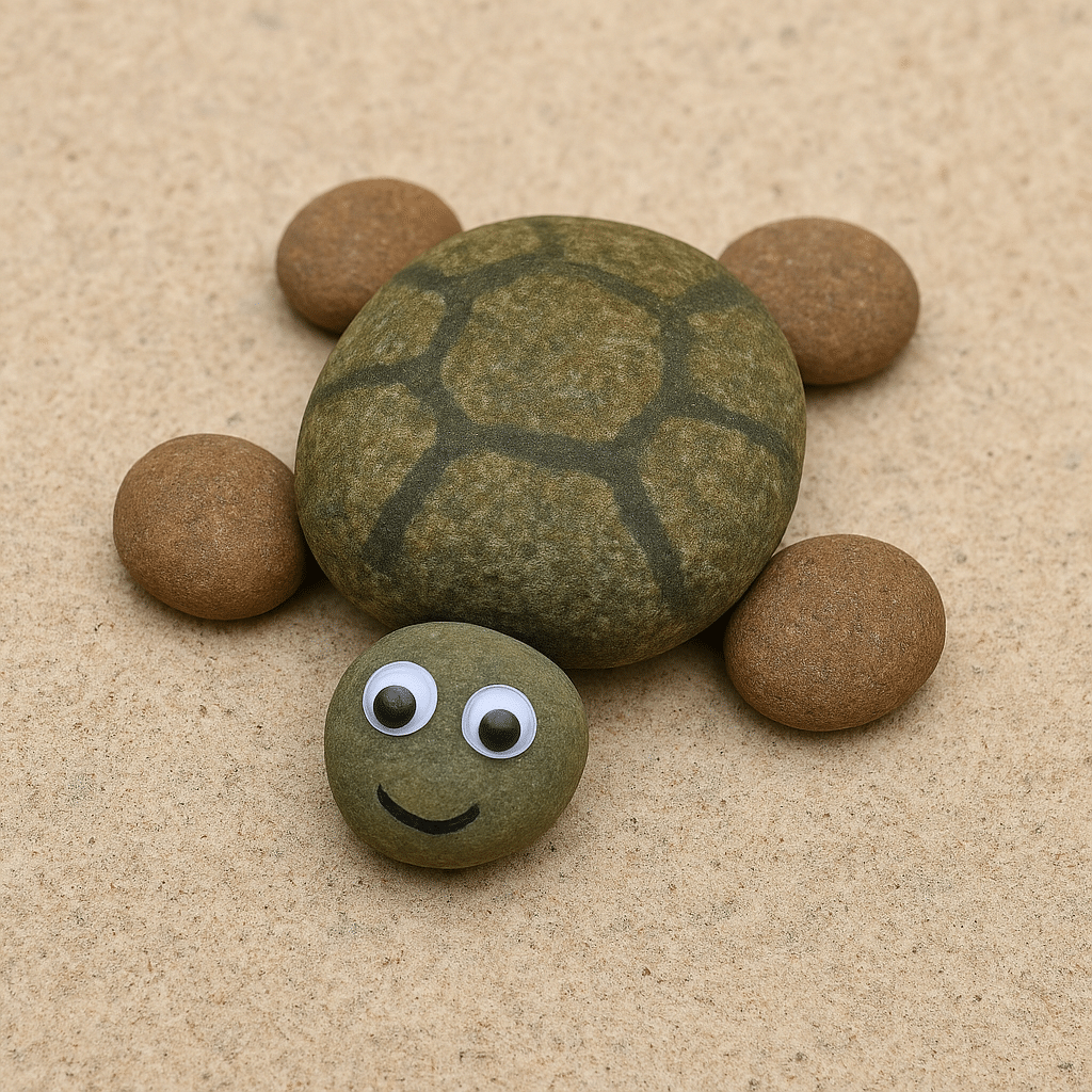 decoration de jardin diy en forme de tortue de mer