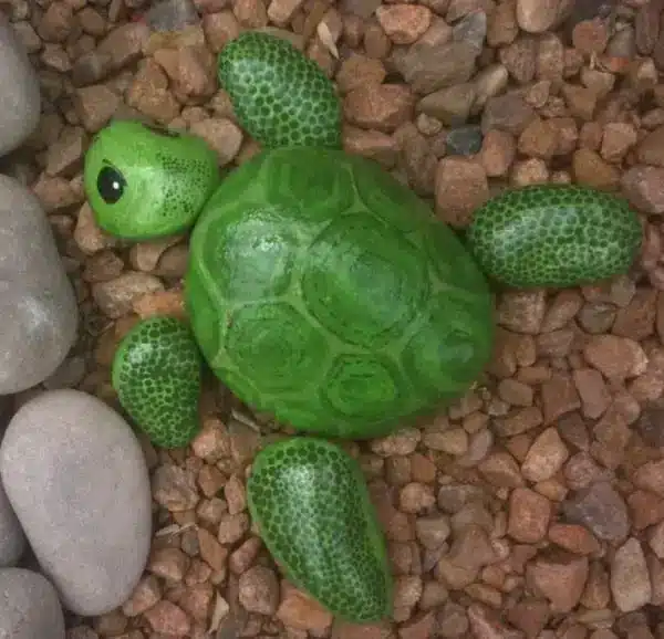 decoration de jardin diy en forme de tortue de mer