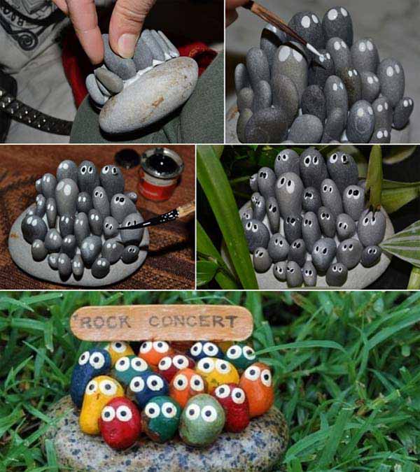 decoration de jardin avec des roches et des pierres 5