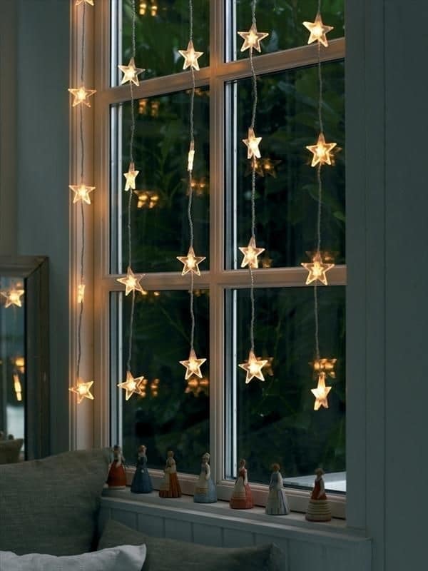 decorations de noel pour fenetres avec de beaux ornements 3