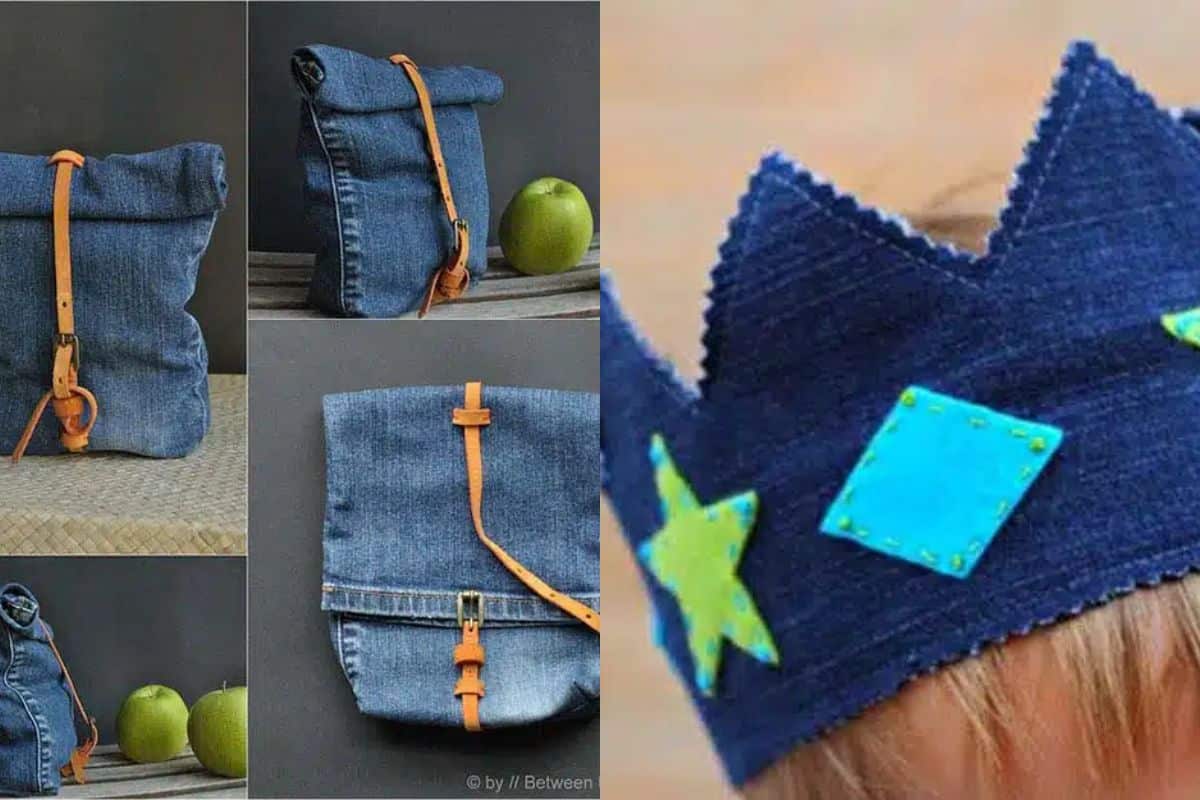 projets de recyclage de vieux jeans