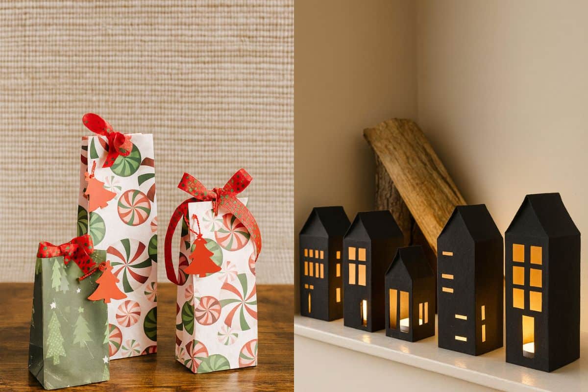 bricolages de noel avec des briques de lait 3