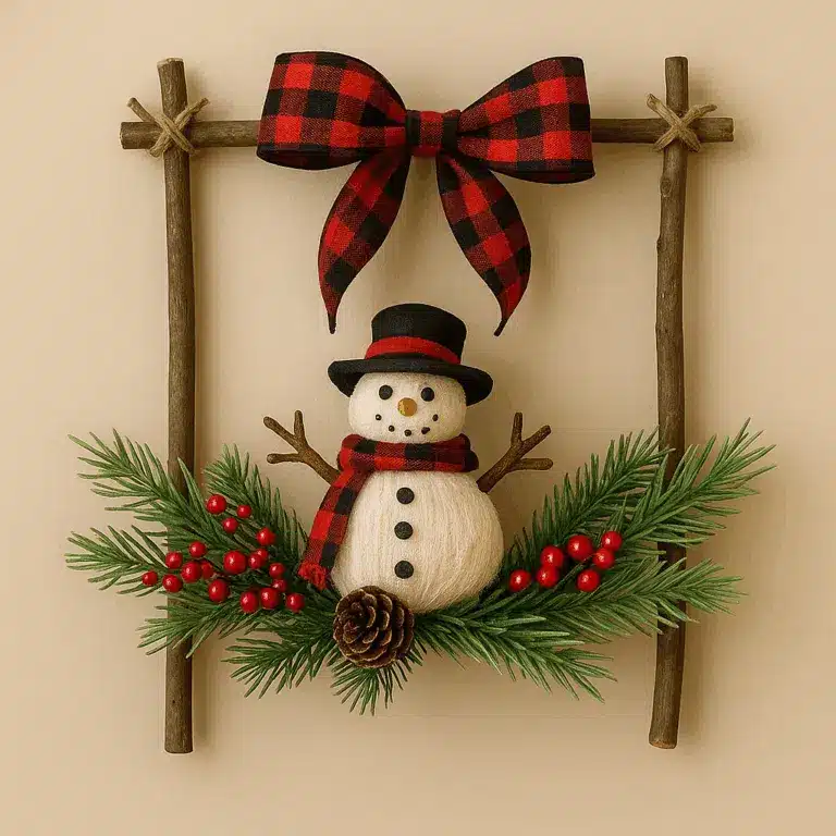 decoration de porte de noel 1