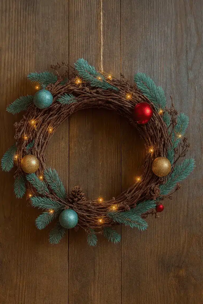 decoration de porte de noel 2